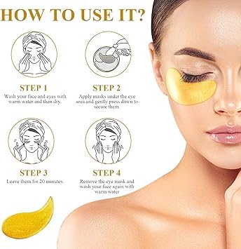Under Eye Patches 24K Gold (60 Pcs)