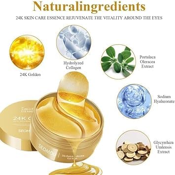 Under Eye Patches 24K Gold (60 Pcs)