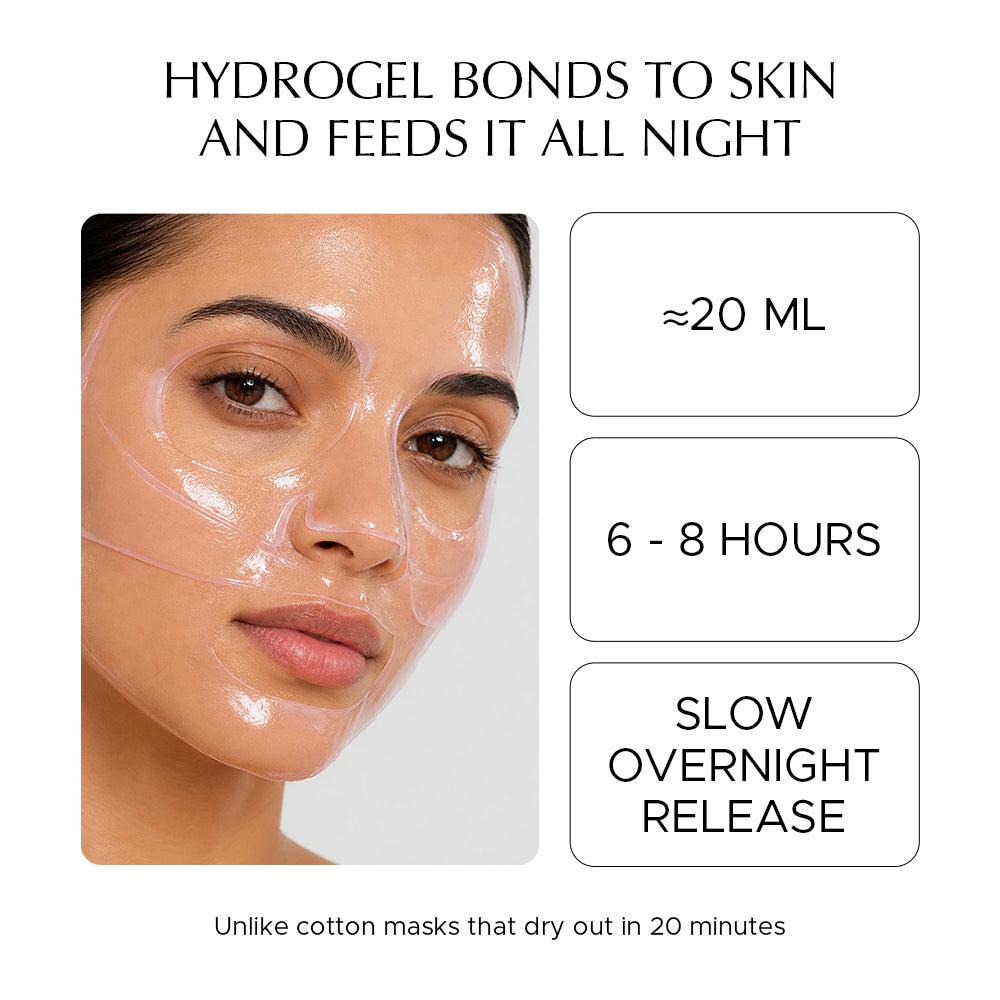 Bio-Collagen Real Deep Mask | Korean Hydrogel Sheet Mask | Pack of 4