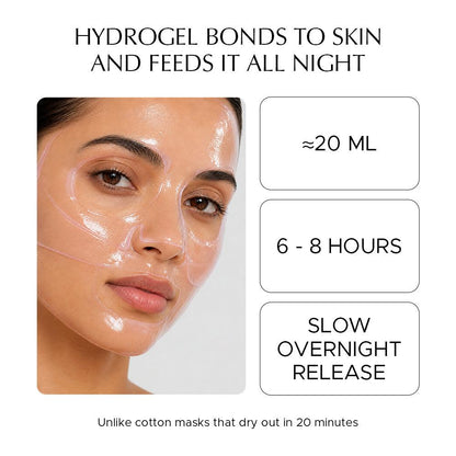 Bio-Collagen Real Deep Mask | Korean Hydrogel Sheet Mask | Pack of 4